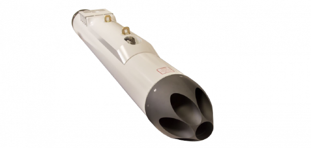 Thales Belgium - FZ800 (7-tube) Smart digital rocket launcher for firing laser guided rocket from fixed wings aircraft